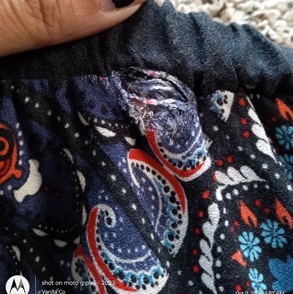 Anthropologie Farm Rio Women's Butterfly Mini Dress Smocked Black Size Medium - Picture 11 of 12